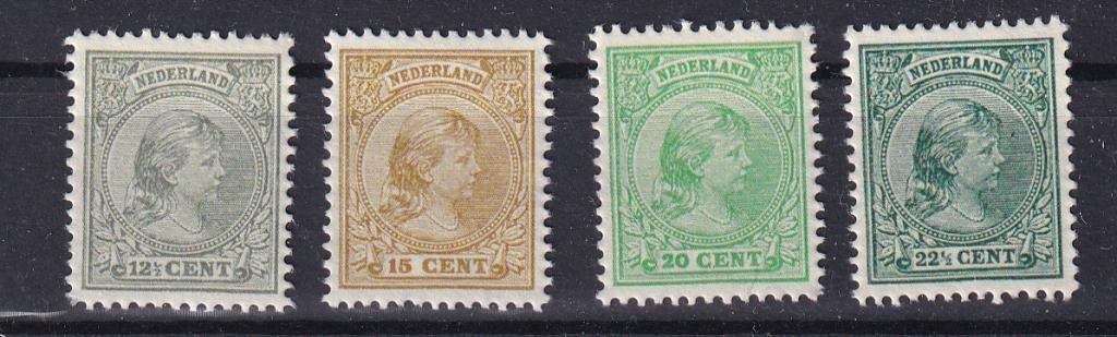 X196) 1891 NL nr 38/41 MNH €1650 geen garantie, Verzenden, T/m 1940, Postfris