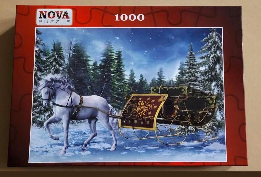 Nova puzzel, arreslee., Ophalen of Verzenden, 500 t/m 1500 stukjes, Zo goed als nieuw, Legpuzzel
