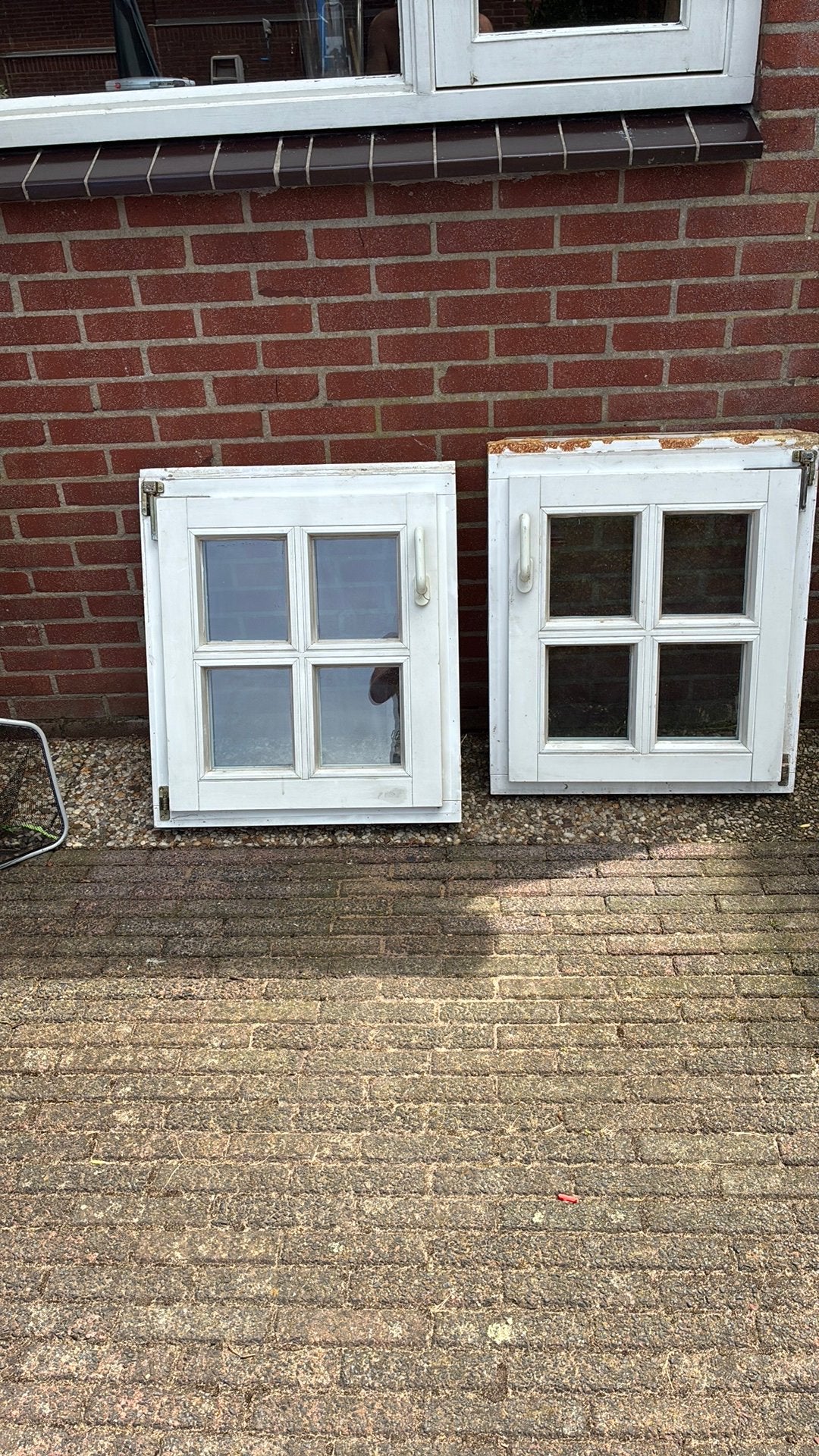 2x kozijn openklapbare ramen, Ophalen, Gebruikt, Minder dan 75 cm, Raamkozijn