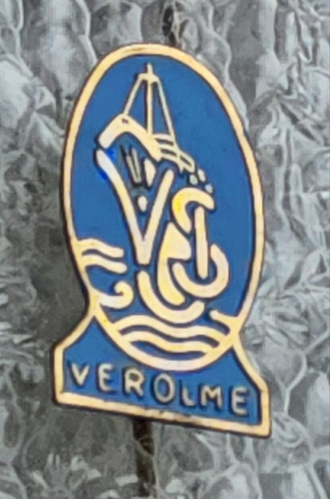 Vintage Verolme Speldje - Scheepvaart, Ophalen of Verzenden, Gebruikt, Overige onderwerpen, Speldje of Pin