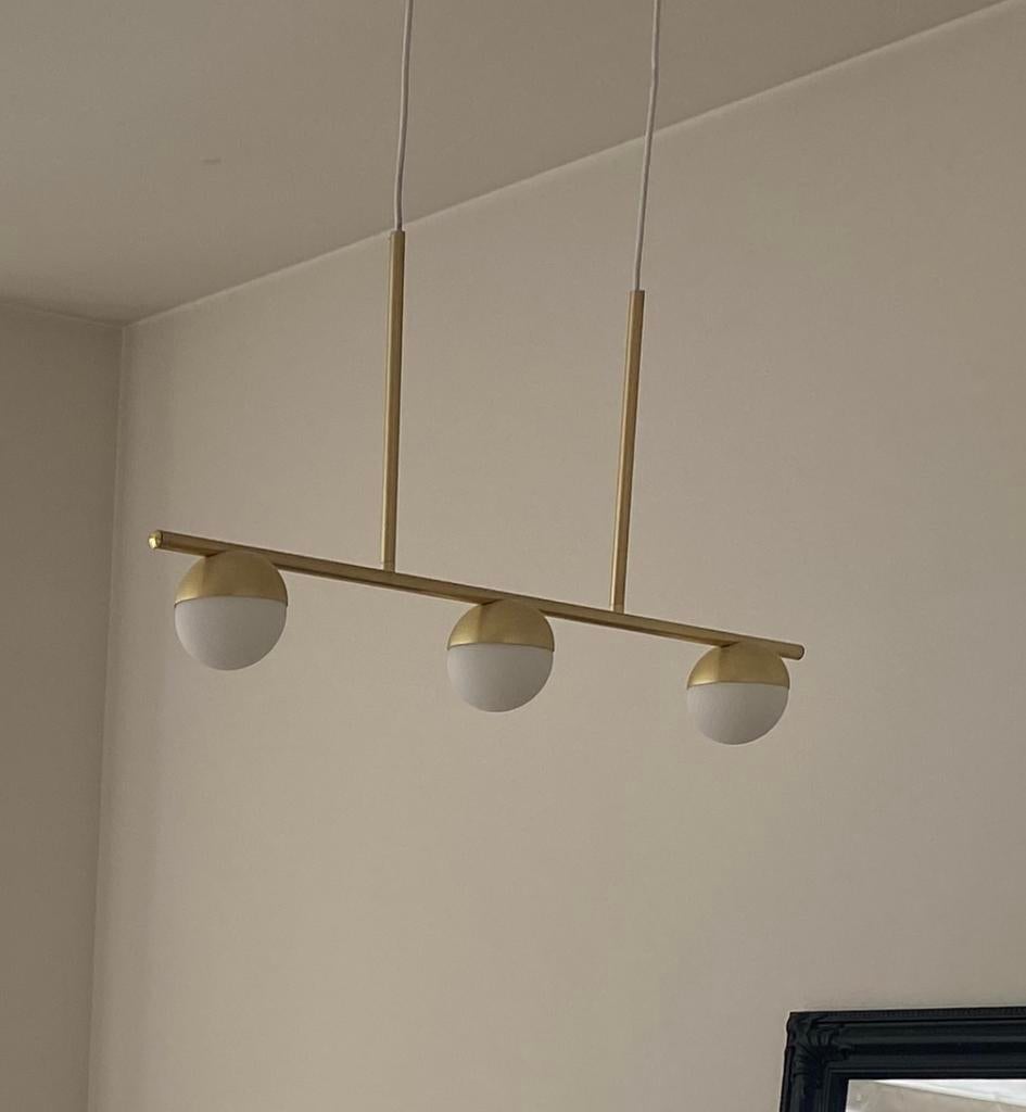 Nordlux Contina hanglamp, Huis en Inrichting, Lampen | Hanglampen, Ophalen, Zo goed als nieuw, Glas, Minder dan 50 cm