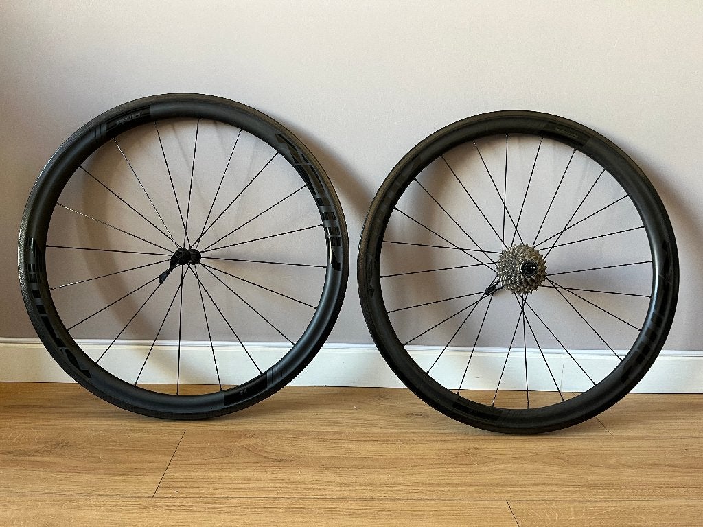 FFWD F4R FCC 45mm carbon wielset – Shimano 11 speed, Fietsen en Brommers, Gebruikt, Fast Forward, Racefiets, Carbon
