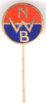 NWB vintage speld emaille-goudkl., Verzamelen, Verzenden, Zo goed als nieuw, Transport