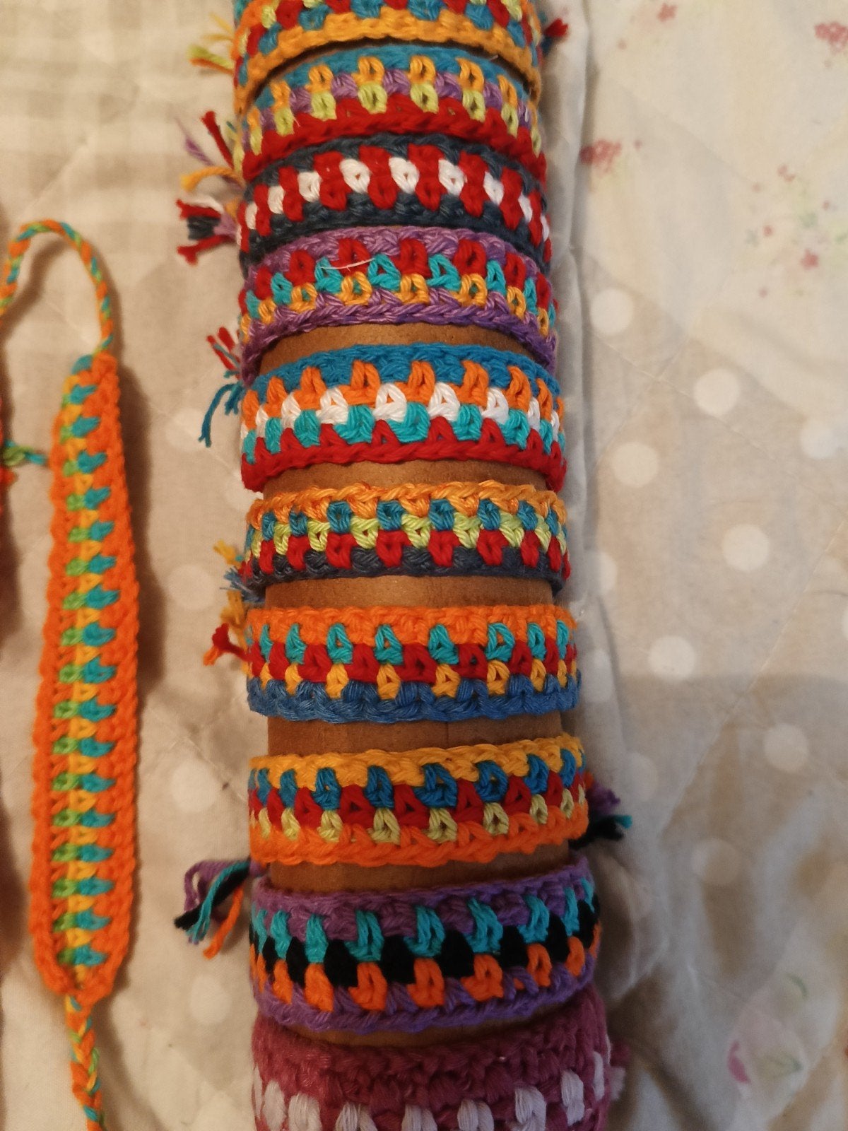 Superleuke gehaakte zomer armbandjes en tasjes., Sieraden, Tassen en Uiterlijk, Ophalen of Verzenden, Nieuw, Overige kleuren, Overige materialen