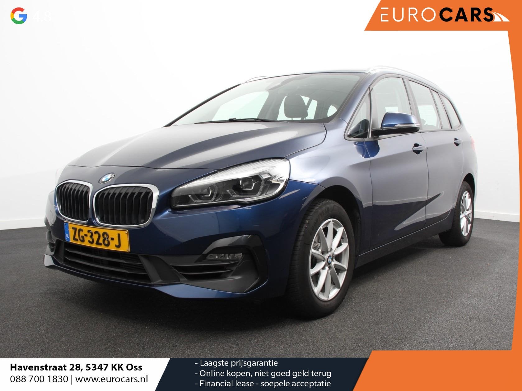 BMW 2-serie Gran Tourer 218i Automaat Corporate Lease Execut, Auto's, Stof, Gebruikt, 2-Serie Gran Tourer, Blauw