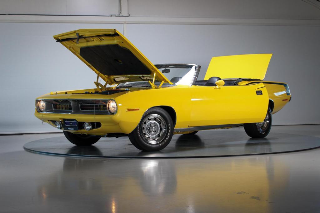 1970 Plymouth 'Cuda 383 Convertible |Matching #s |Export Car, Automaat, Achterwielaandrijving, Zwart, Overige kleuren