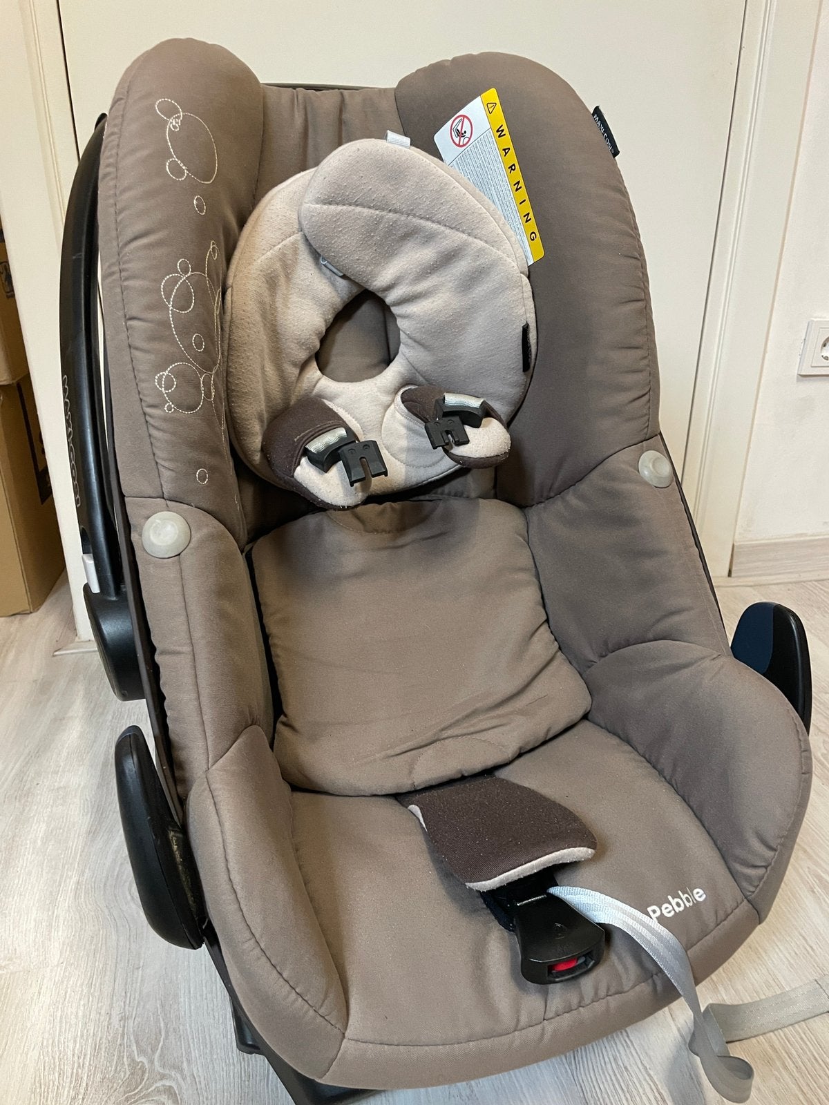 Maxicosi Auto kinderstoel vanaf geboorte, Ophalen, Autogordel, Zo goed als nieuw, 0 t/m 13 kg