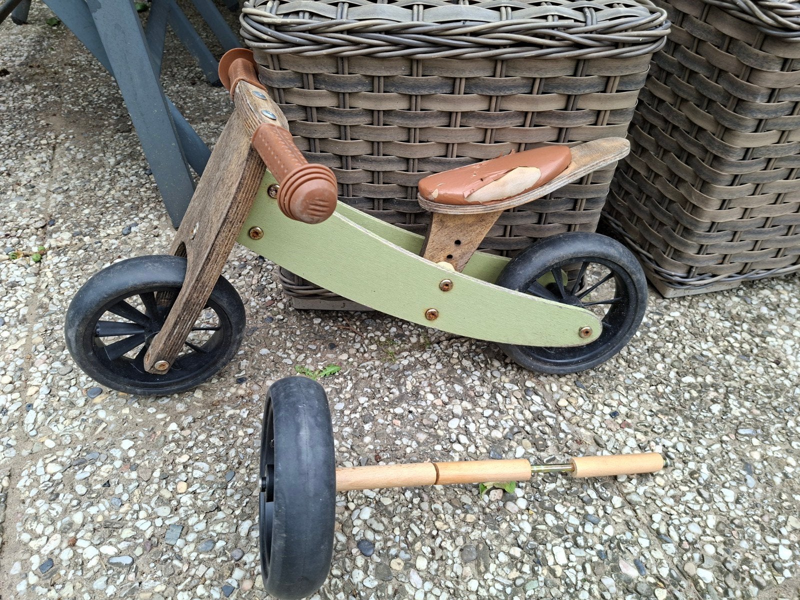 Loopfiets, Ophalen, Loopfiets