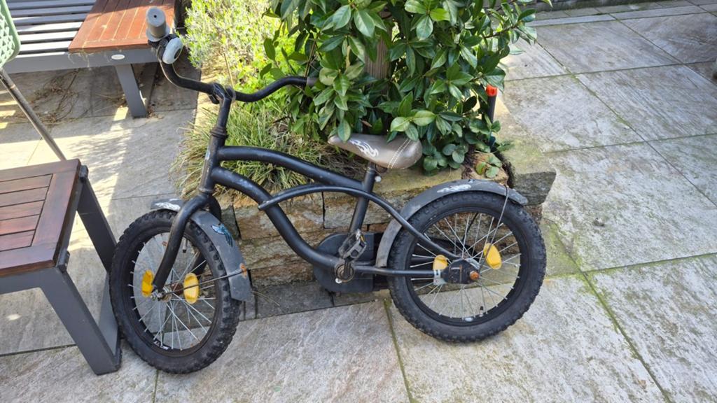 16 inch kinderfiets - opknapper, Fietsen en Brommers, Fietsen | Kinderfietsjes, Ophalen, Gebruikt, Terugtraprem, 16 tot 20 inch