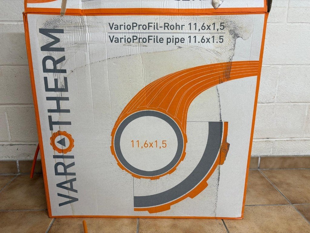 Variotherm Variokomp profielbuis 11,6 x 1,5mm – 169m + 60m, Ophalen, Minder dan 30 cm, Overige typen, Nieuw