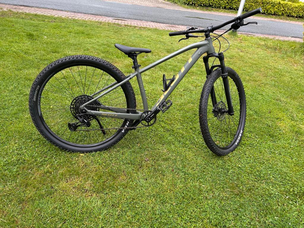 Scott Aspect 910 MTB - 29” maat S, Fietsen en Brommers, Fietsen | Mountainbikes en ATB, Hardtail, Heren, Zo goed als nieuw, Schijfrem