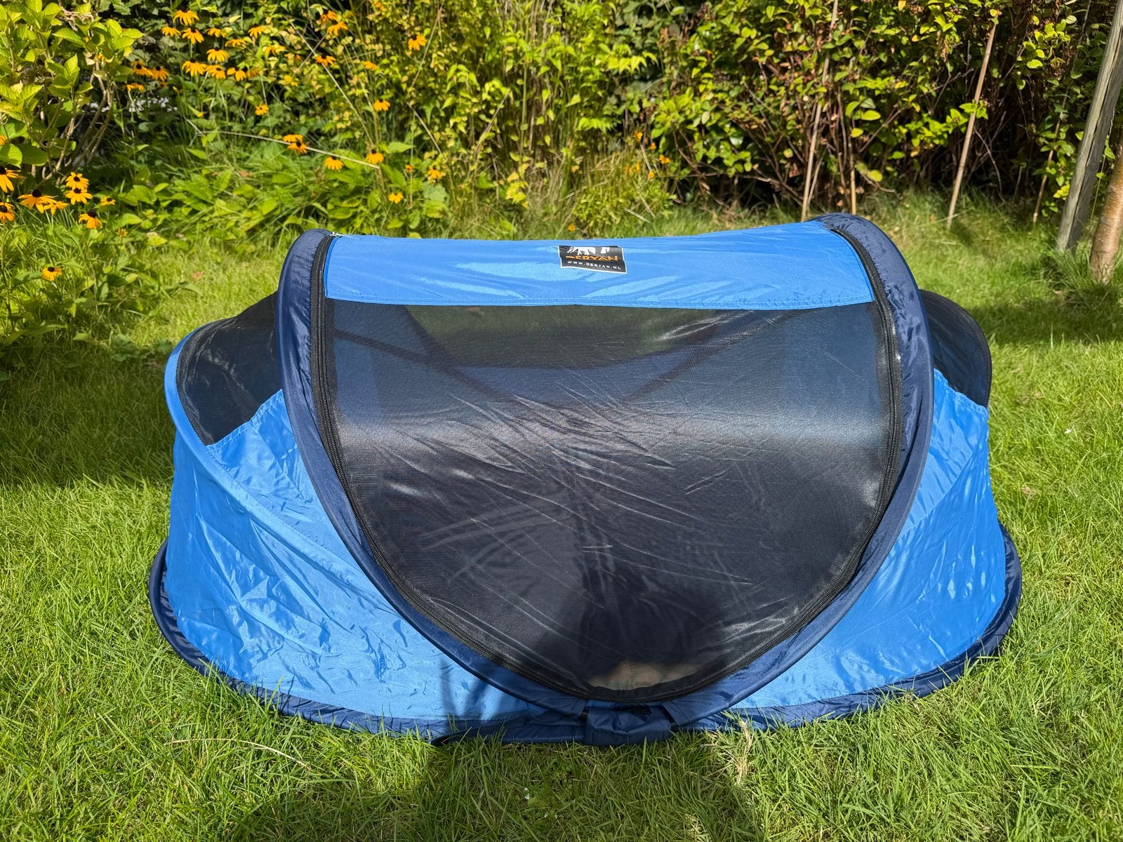 Deryan baby pop up tentje: met opblaasmatras en onderdeken, Ophalen, Gebruikt, Tot en met 2