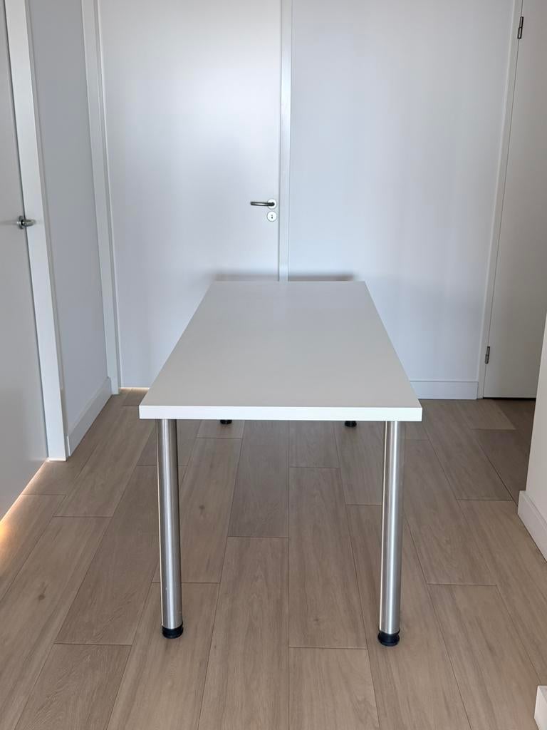 Eet- werktafelmet RVS poten Vrijstaande keuken- of werkbank, Huis en Inrichting, Ophalen, Overige materialen, 50 tot 100 cm, Zo goed als nieuw