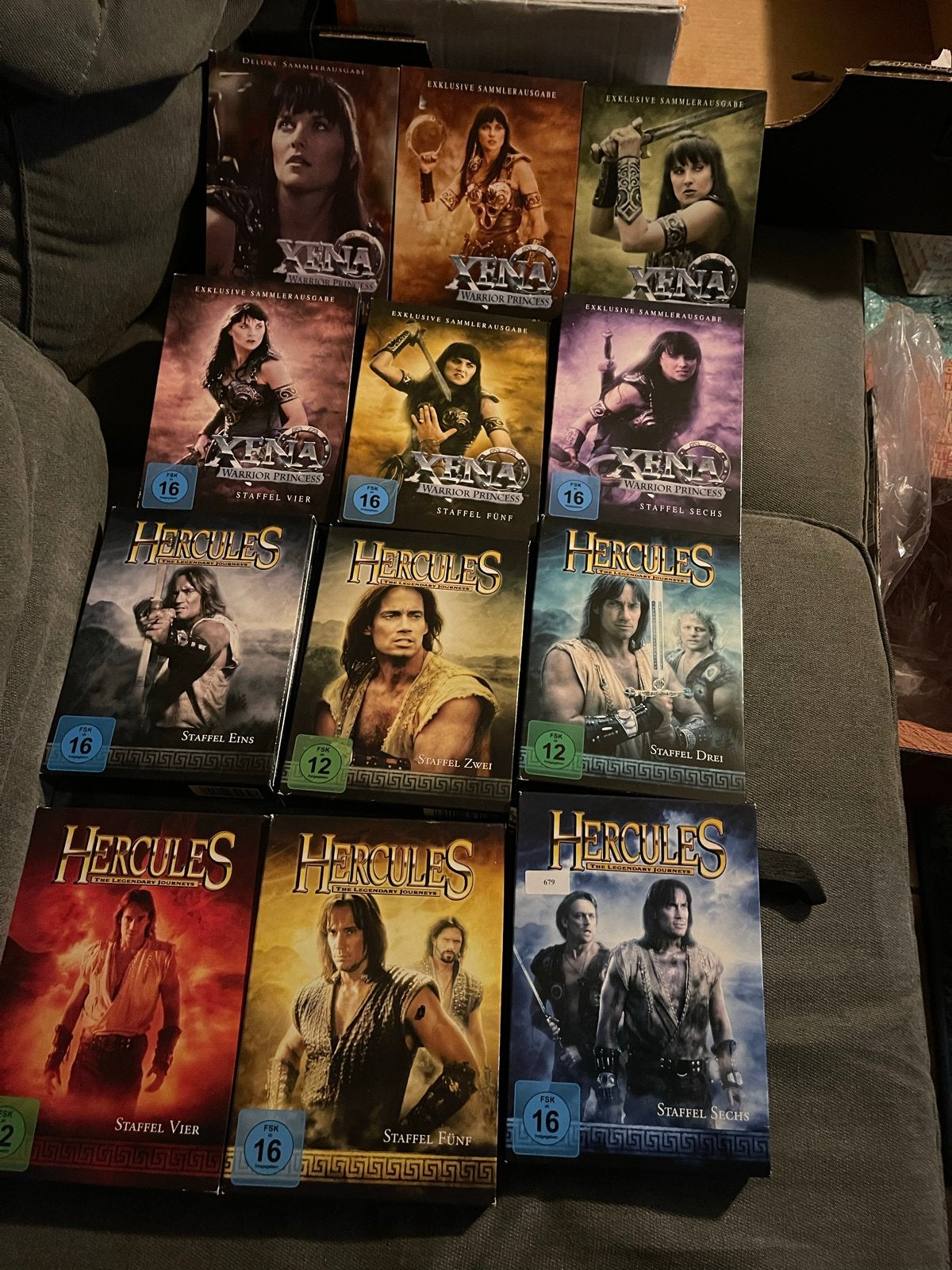 Xena Warrior Princess & Hercules DVD Boxsets (Duits), Cd's en Dvd's, Dvd's | Tv en Series, Vanaf 16 jaar, Ophalen of Verzenden