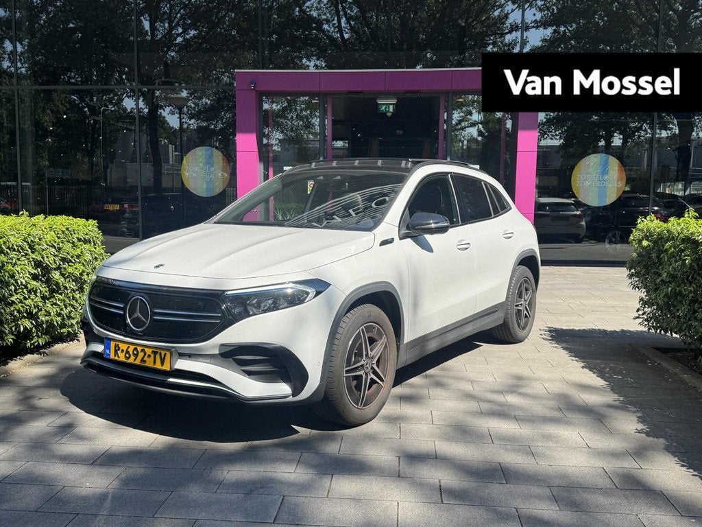 Mercedes-Benz EQA 250 Business Solution AMG 67 kWh | WORDT V, Auto's, Mercedes-Benz, Gebruikt, 190 pk, Leder en Stof, Wit