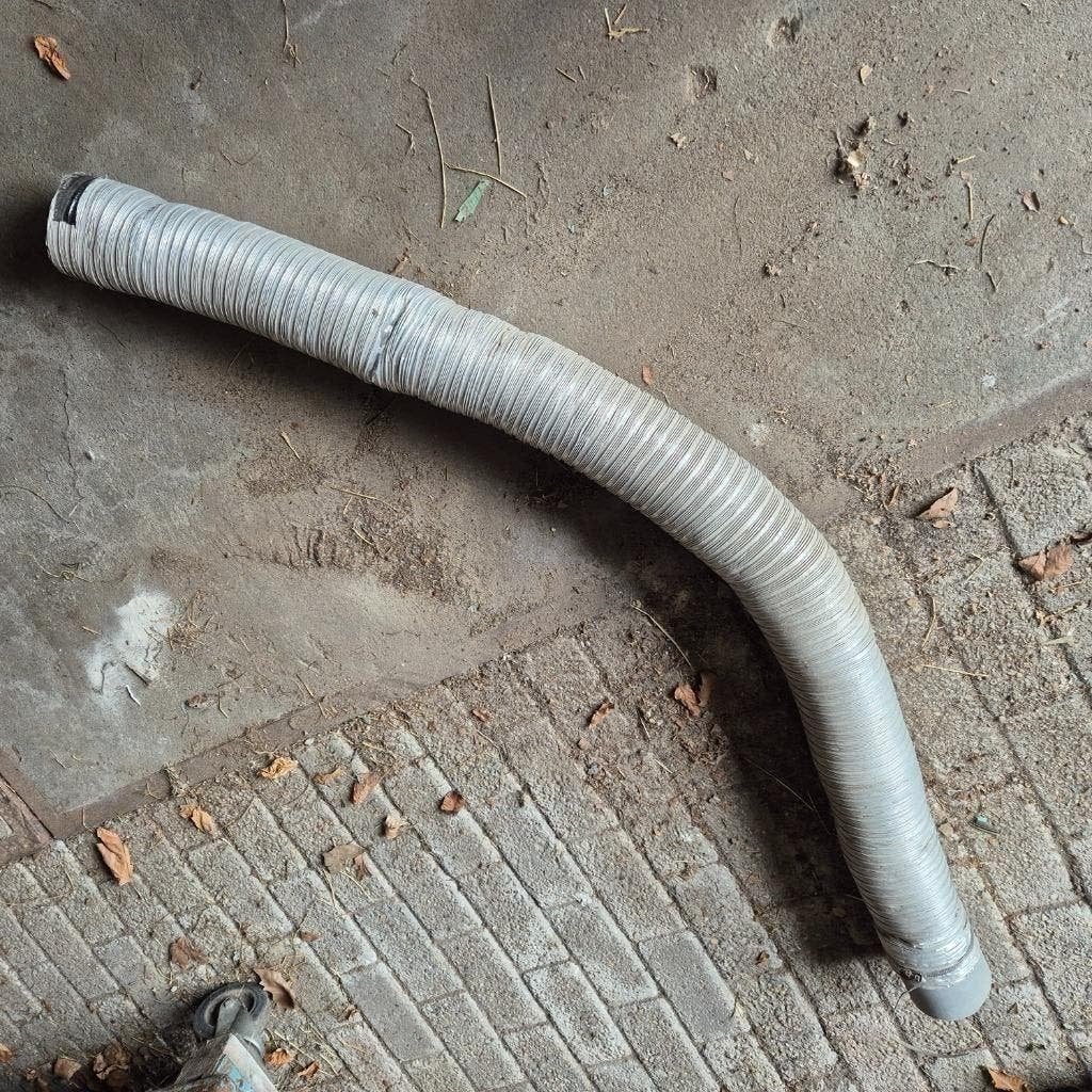 flexibele aluminium slang buis uittrekbaar tot 300 cm, Ophalen, Overige materialen, Gebruikt, Overige typen