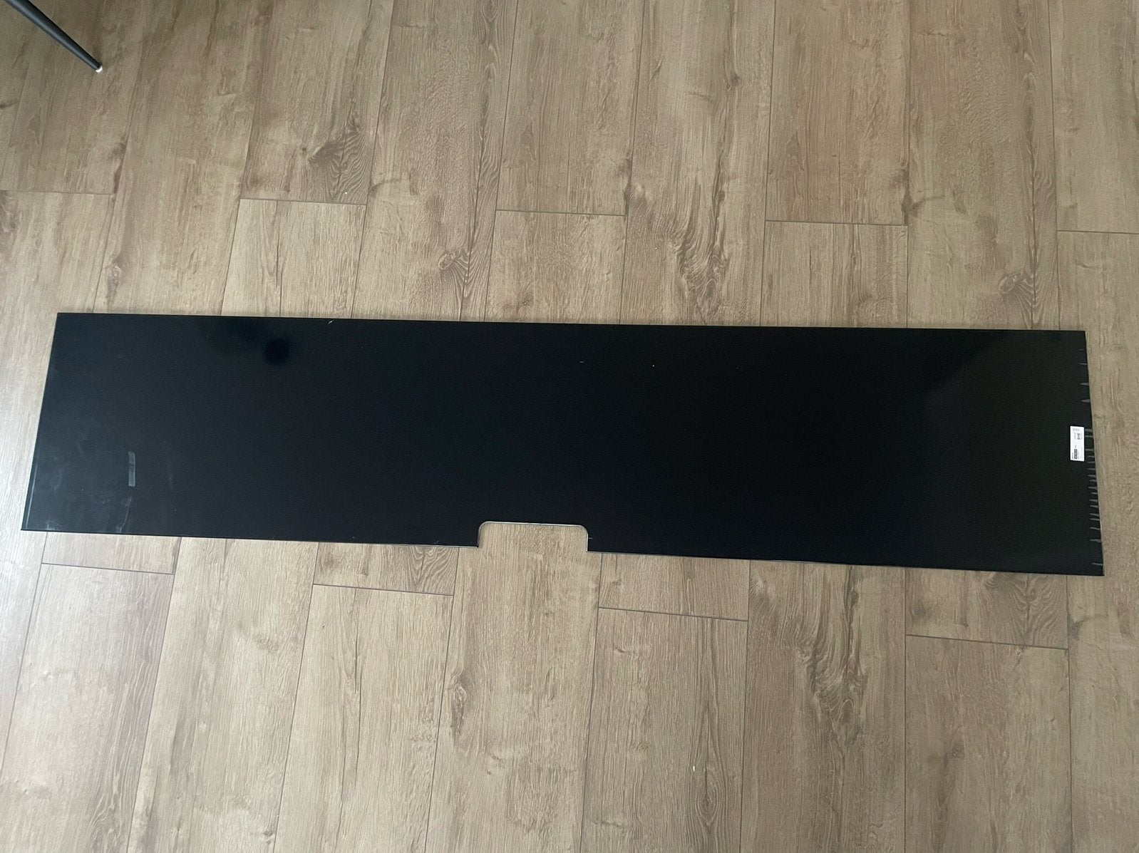 Zwarte Glasplaat Besta TV meubel (IKEA), Huis en Inrichting, Kasten | Televisiemeubels, Ophalen, 150 tot 200 cm, Minder dan 100 cm