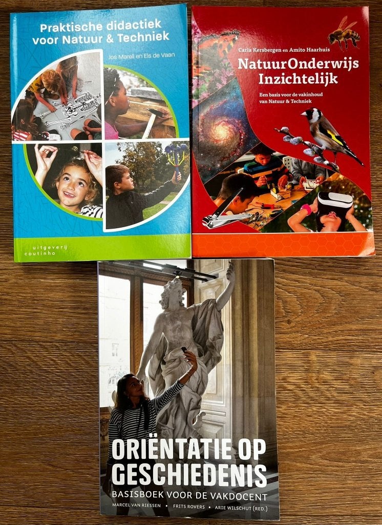 Studieboeken PABO: Geschiedenis en Natuur-Techniek, Boeken, Ophalen of Verzenden, Alpha, Zo goed als nieuw, HBO