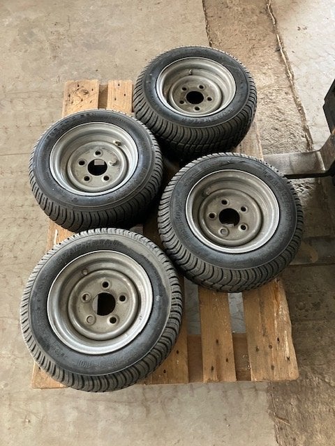 Aanhanger banden 18x8 98N met velg, Auto-onderdelen, Banden en Velgen, Overig, Gebruikt, Overige, Banden en Velgen