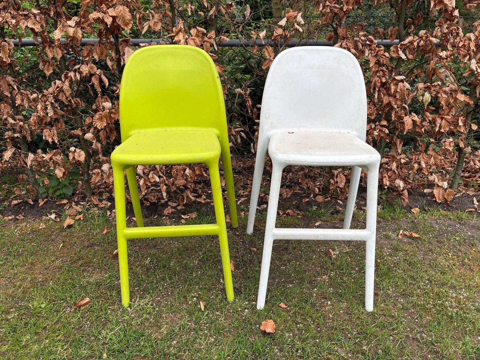 IKEA kinderstoelen voor aan tafel - set van 2, Ophalen, Kunststof, Gebruikt, Twee