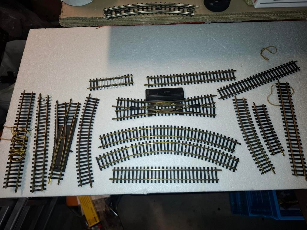 Fleischmann rails in ho, Gebruikt, Gelijkstroom, Fleischmann, Rails