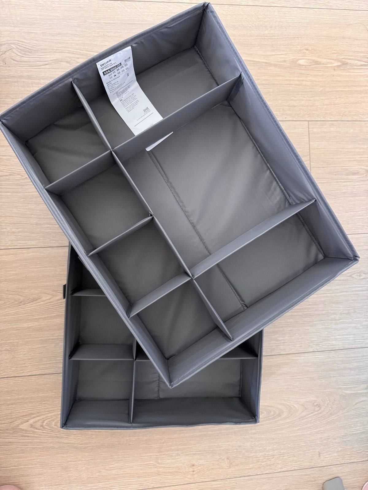 IKEA SKUBB Opbergers voor kledingkast, set van 2, Ophalen, Zo goed als nieuw