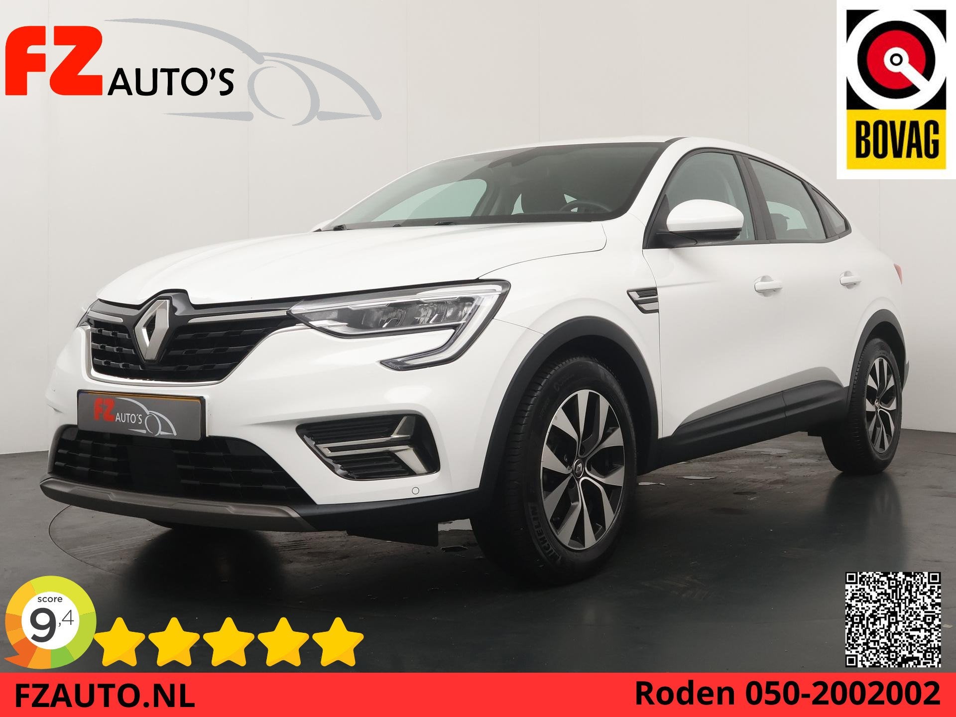 Renault Arkana 1.6 E-Tech Hybrid 145 Zen - Automaat - Naviga, Arkana, Stof, Gebruikt, Euro 6