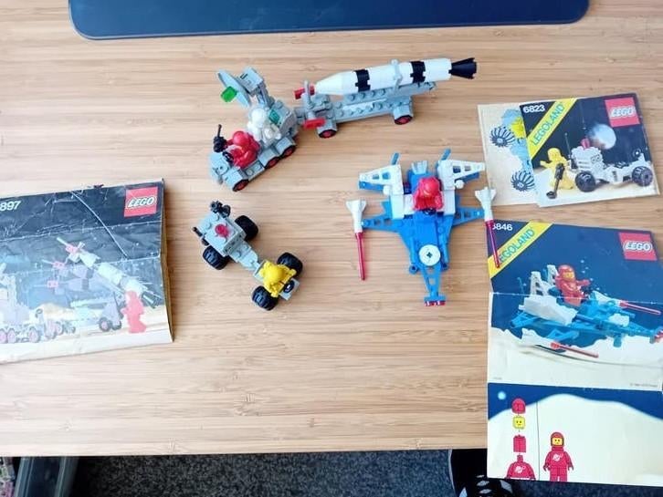 Lego Space Classic sets 6823, 6846, 897 met instructies, Ophalen, Gebruikt, Lego, Space