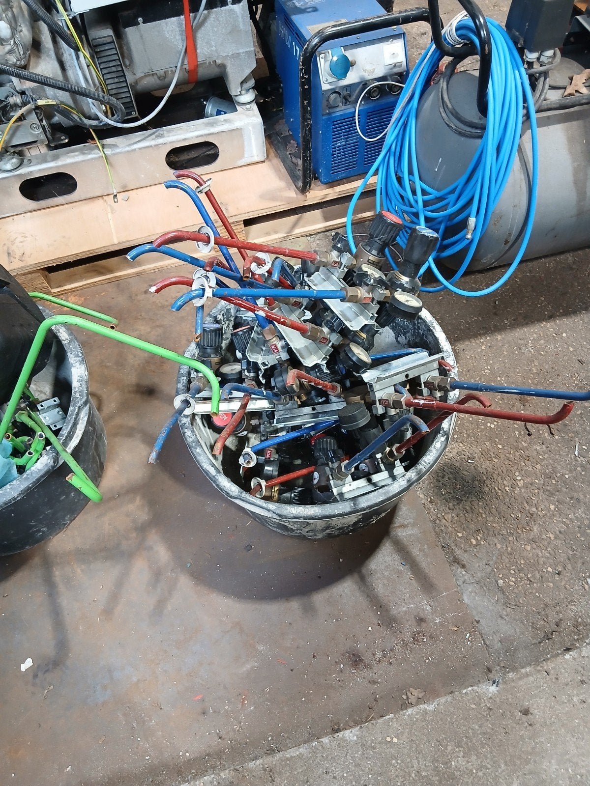 15 gas zuurstof meters alles in een keer weg, Ophalen, Gebruikt