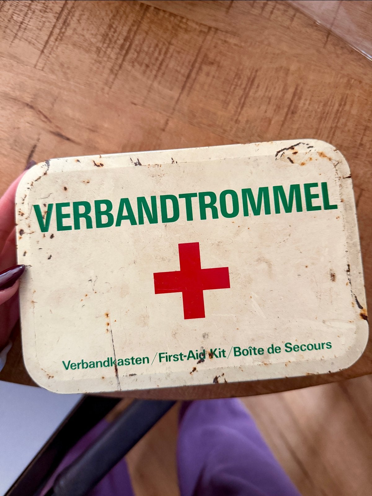 Vintage VIBO-Luxe Verbandtrommel No. 2, Ophalen of Verzenden