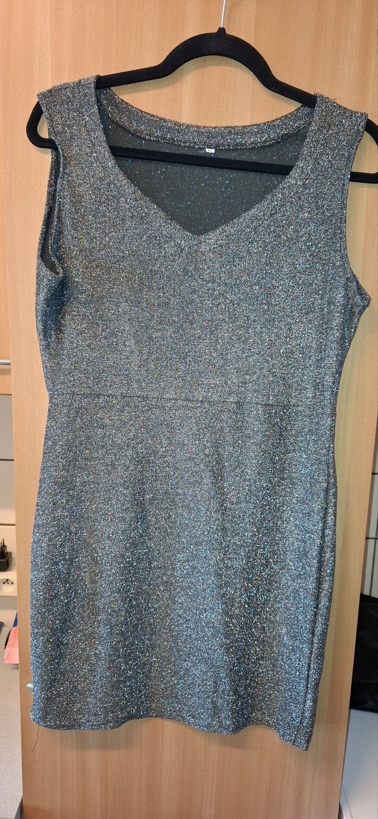 Glitter jurk maat XL, Ophalen of Verzenden, Zo goed als nieuw, Maat 46/48 (XL) of groter, Zwart