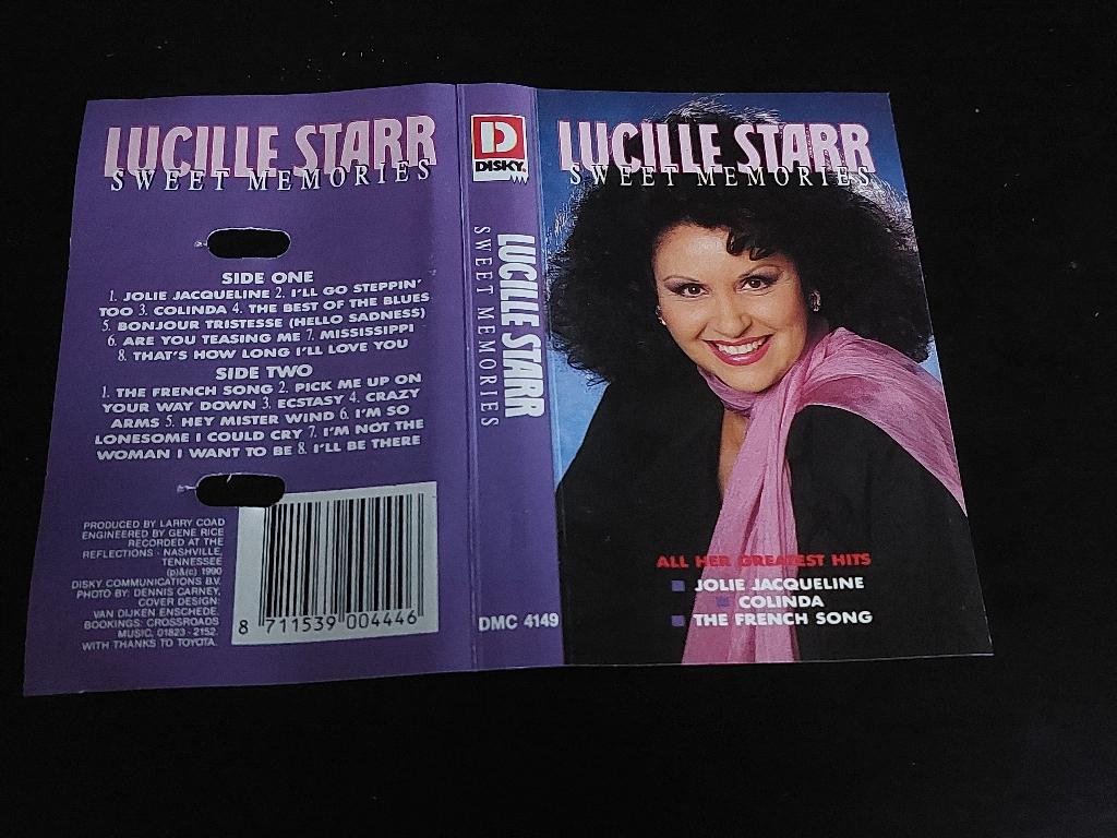 LUCILLE STARR - SWEET MEMORIES (MC), 1 bandje, Ophalen of Verzenden, Zo goed als nieuw, Origineel