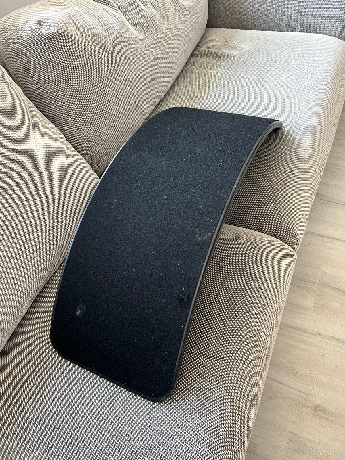 Wobbel Board Zwart met Vilt - Balansbord voor Kinderen, Ophalen, Gebruikt