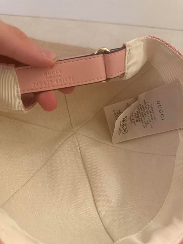 Gucci baseball cap roze maat M, Ophalen of Verzenden, Nieuw, Pet
