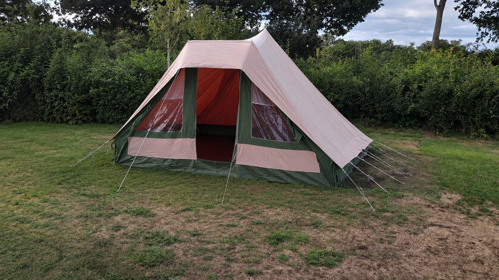 Mooie vintage Japio tent Vrijbuiter 4-6 persoons, Ophalen, Gebruikt, Tot en met 6
