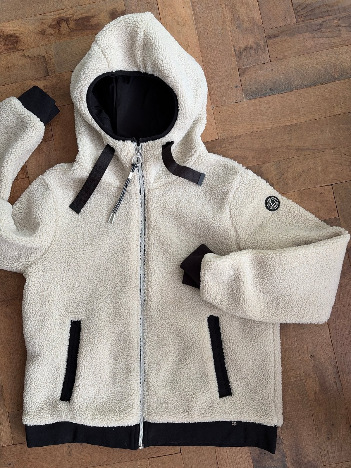 Luhta Teddy dames vest/Jas Maat L, Verzenden, Zo goed als nieuw, Maat 42/44 (L), Beige