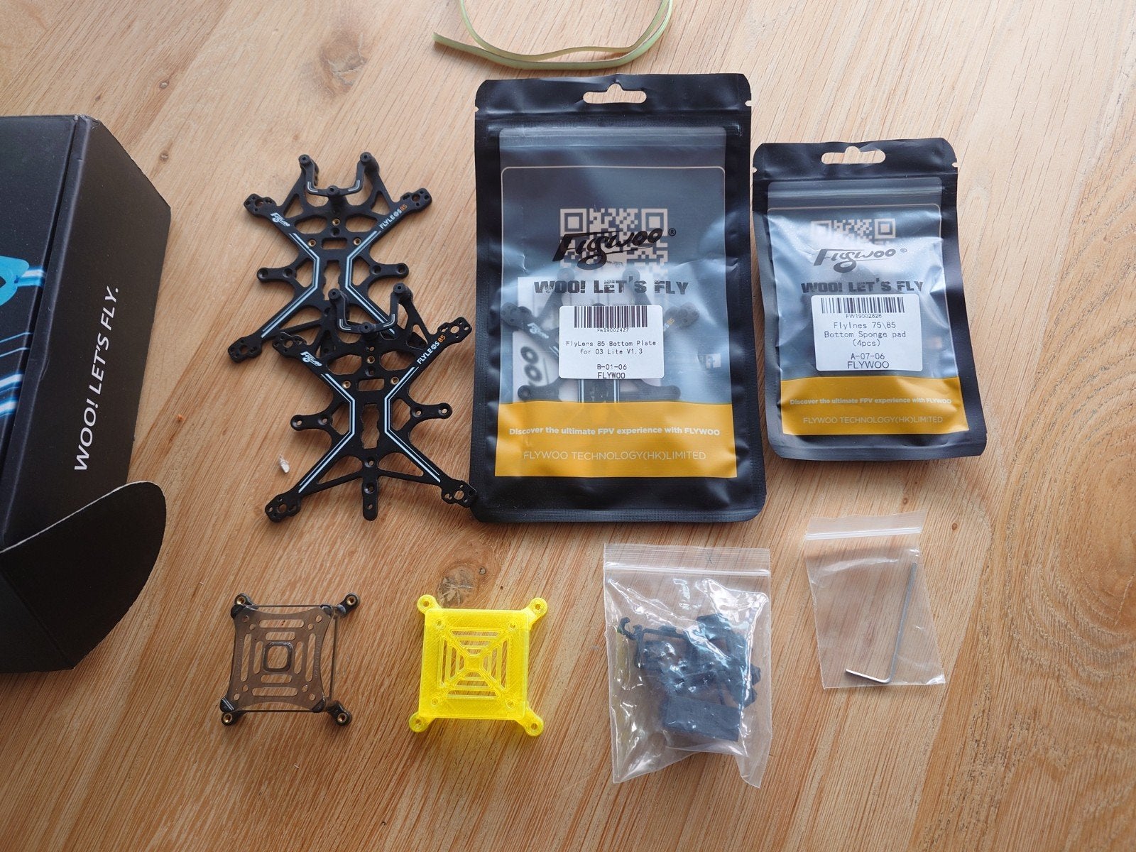 Flywoo Flylens 85 onderdelen frames voor O3 lite fpv drone, Ophalen of Verzenden