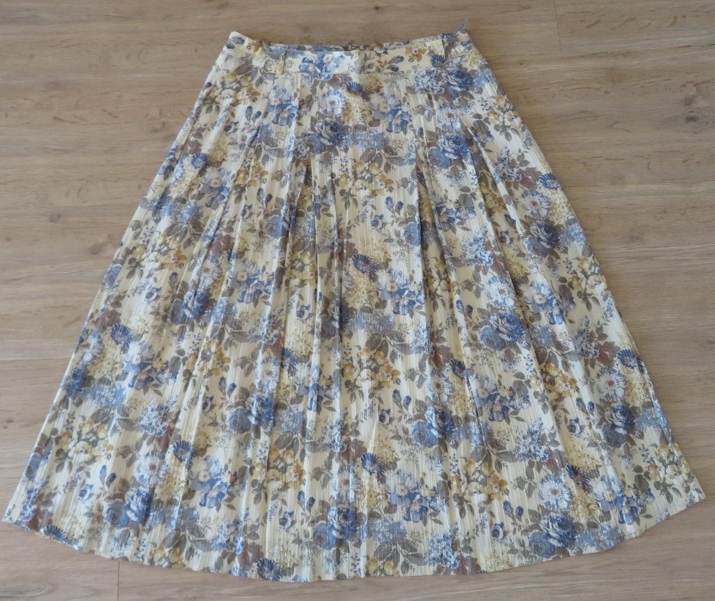 Rok Bontgekleurd geel- blauw Maat 40, Kleding | Dames, Rokken, Maat 38/40 (M), Geel, Ophalen of Verzenden, Gedragen