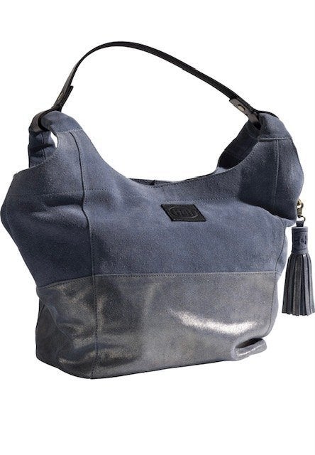 suede TAS grijs angelien *~~nieuw~~*, Verzenden, Nieuw, Grijs, Handtas