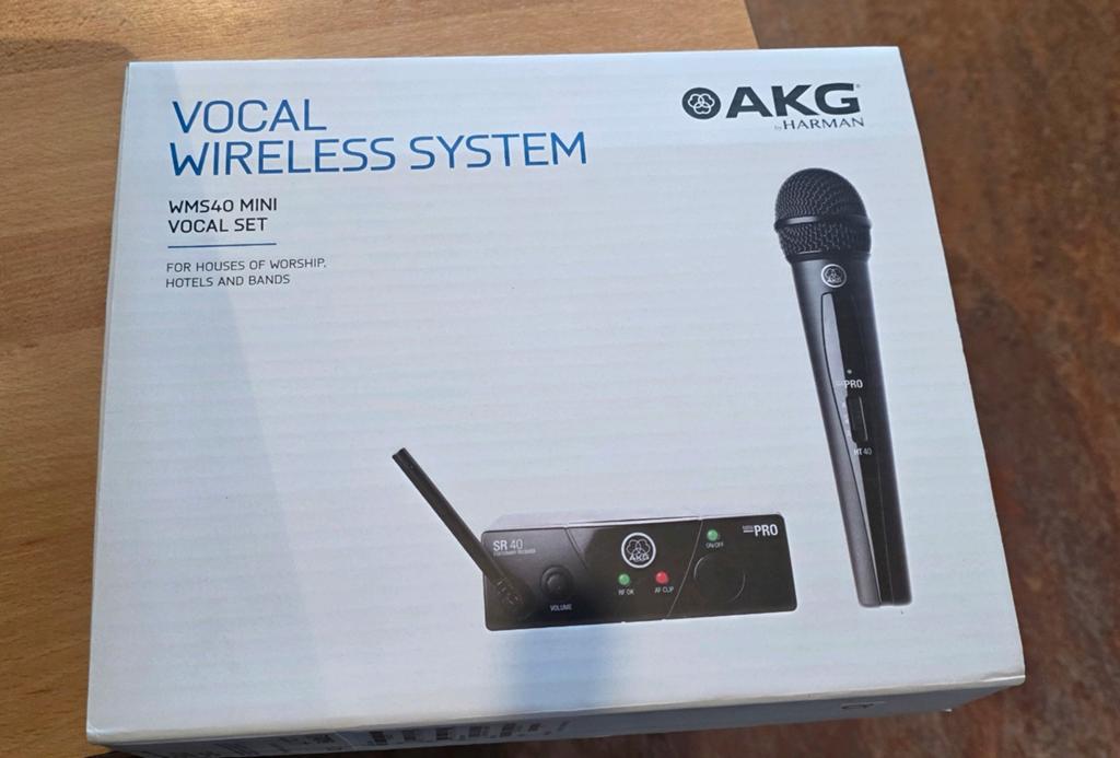 AKG WMS40 mini Vocal set, Muziek en Instrumenten, Microfoons, Ophalen of Verzenden, Nieuw, Zangmicrofoon, Draadloos