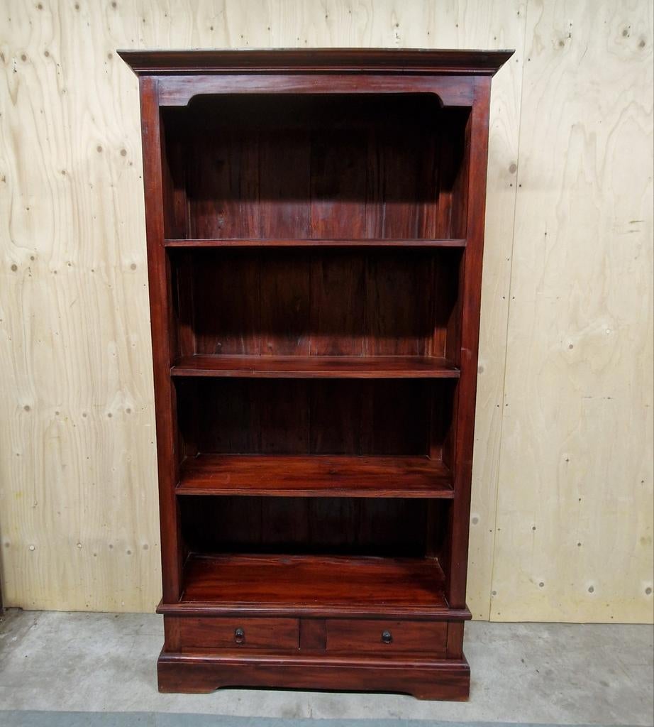 Teakhouten vintage boekenkast open wandkast bibliotheek kast, Huis en Inrichting, Kasten | Boekenkasten, Met plank(en), Kolibrivintagehal@gmail.com