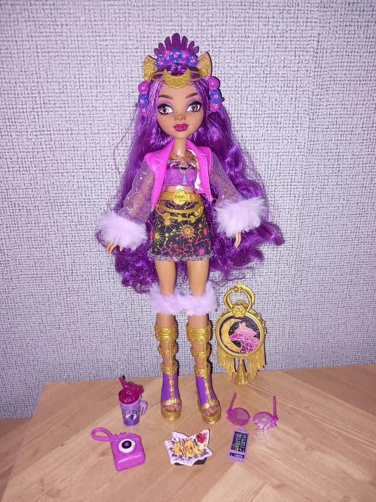 Monster High Clawdeen pop, Verzenden, Zo goed als nieuw, Pop