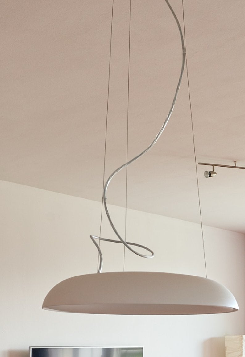 Philips Ecomoods Hanglamp Wit - Warm Wit Licht, Huis en Inrichting, Ophalen, Zo goed als nieuw, Metaal, Overige fittingen