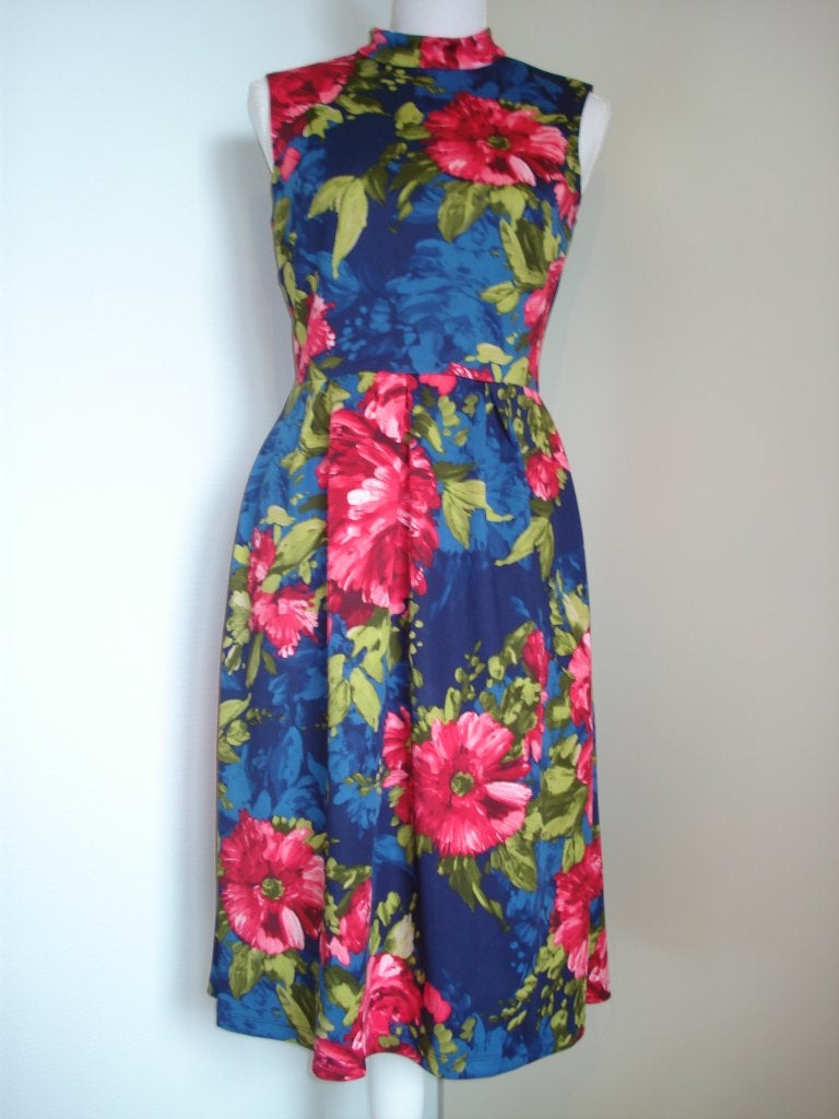 Blauw bloemjurk Enfocus studio, Kleding | Dames, Blauw, Nieuw, Ophalen of Verzenden, Enfocus studio