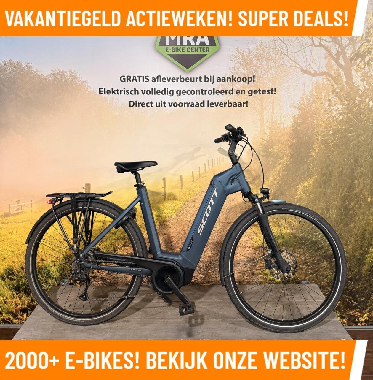 Scott Sub Elektrische fiets met BOSCH midden motor ebike!, Fietsen en Brommers, 55 tot 59 cm, Overige merken