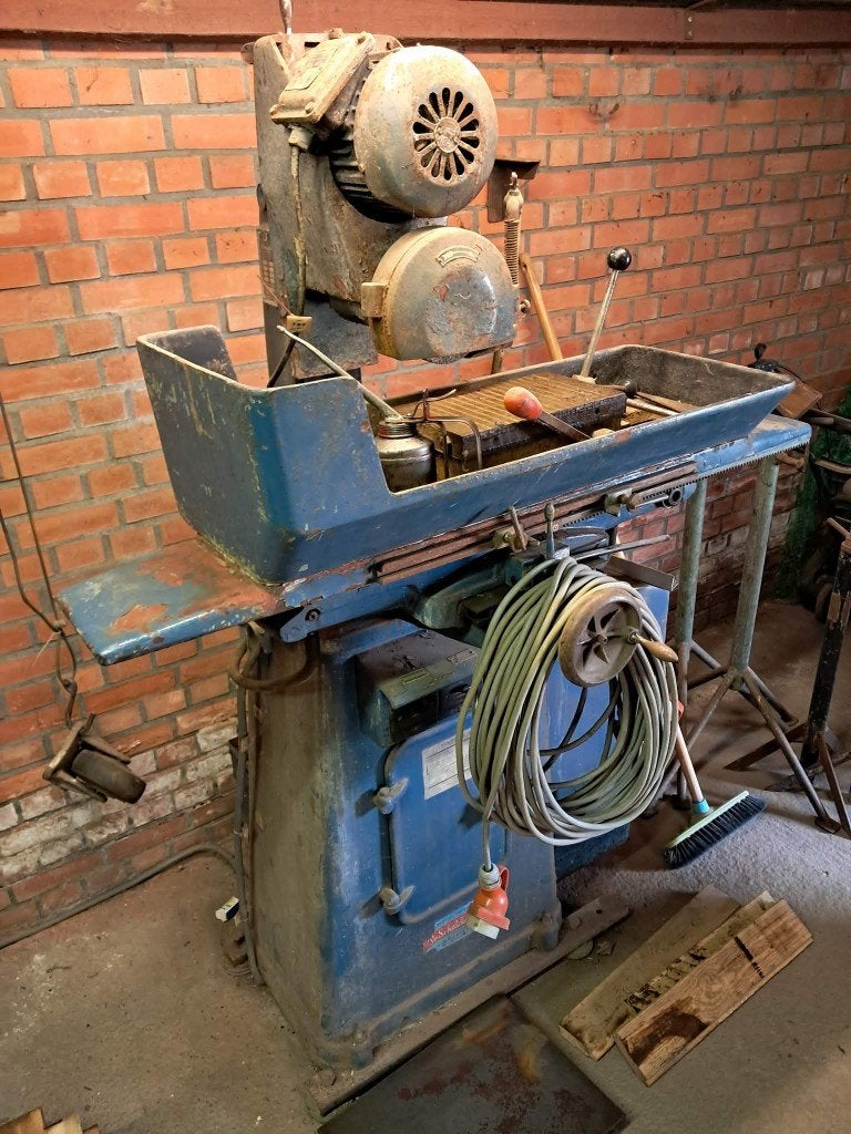 Slijpmachine voor métal / Vlakslijpmachine magnet tafel, Ophalen of Verzenden, Minder dan 700 watt, Werkbankslijpmachine