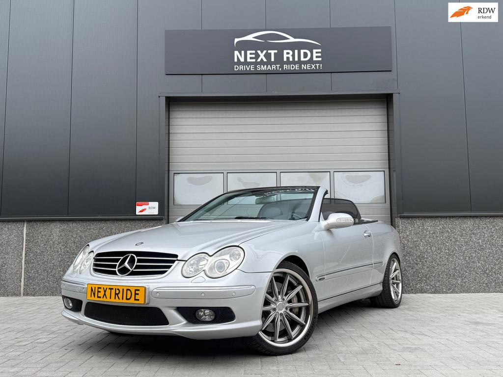 Mercedes-Benz CLK-klasse Cabrio 500 Avantgarde | Memory Seat, Auto's, Mercedes-Benz, Automaat, Achterwielaandrijving, Gebruikt