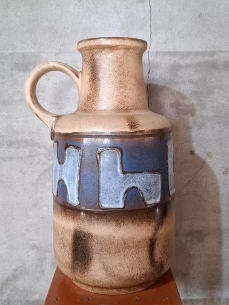 Oude vintage retro vaas west germany scheurich 408 40, Ophalen of Verzenden, Huis en Inrichting