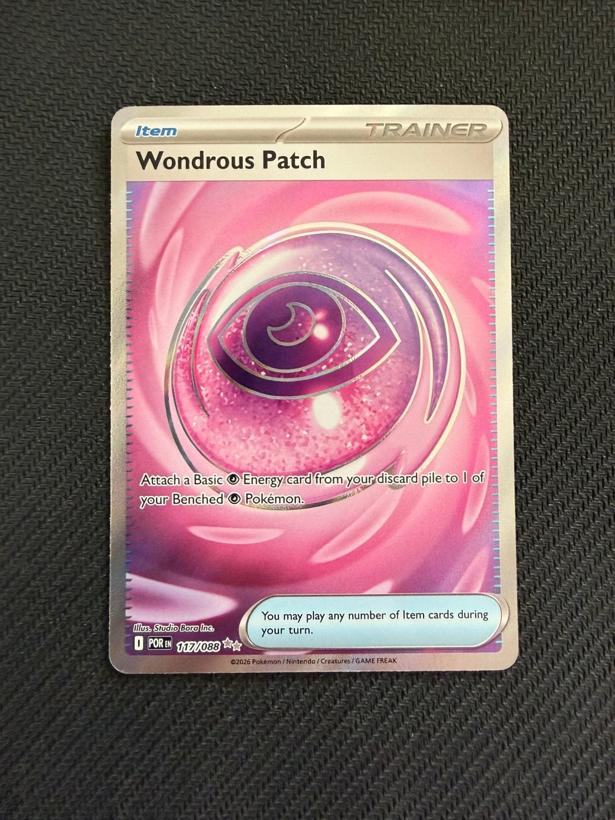 Wondrous Patch 117/88 Perfect Order Pokemon, Ophalen, Nieuw, Losse kaart