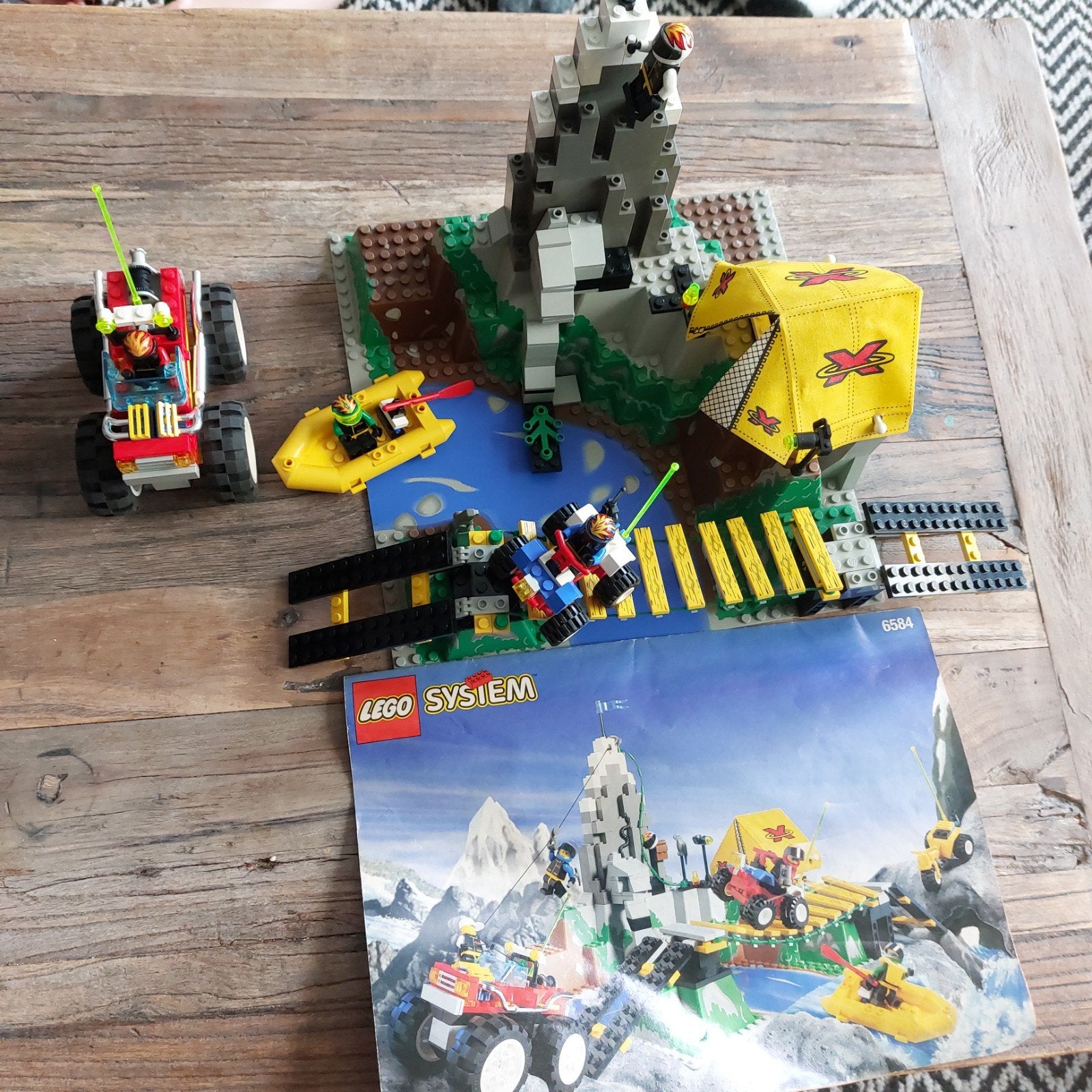 Vintage LEGO Set 6584: Extreme Team Challenge (incompleet), Gebruikt, Overige thema's, Lego, Ophalen of Verzenden